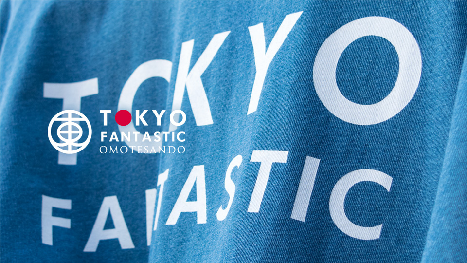 TOKYO FANTASTIC インディゴ染めTシャツ ライトブルー ディープブルー