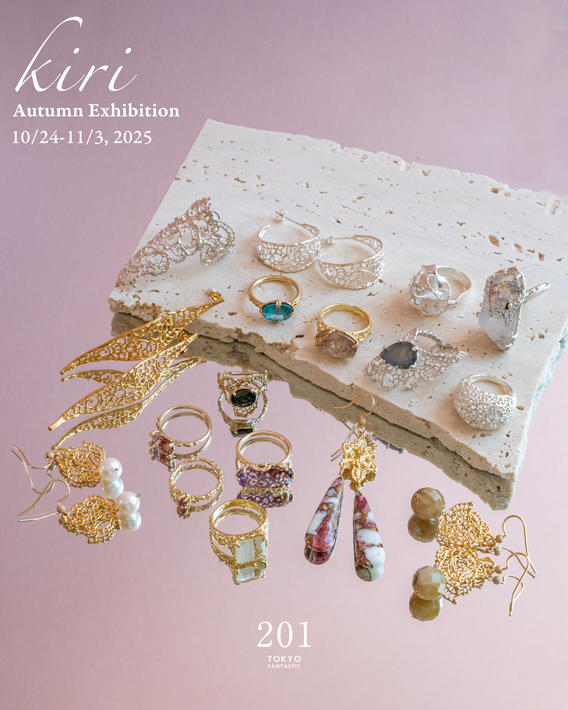 kiri Autumn Exhibition（天然石ジュエリー） 10/24-11/3, 2025