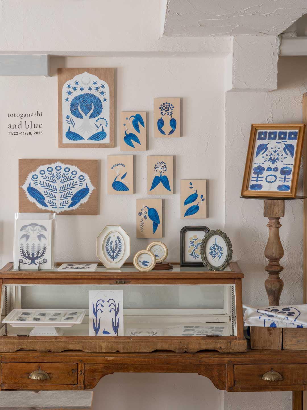 totoganashi ポップアップ 「and blue」11/22-11/30, 2025